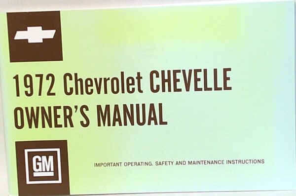 Owner's Manual 72 CH/EC/NV/CA